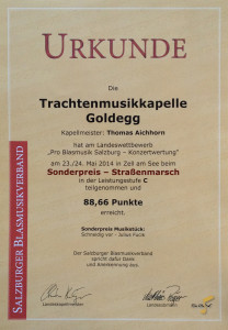 Sonderpreis - Straßenmarsch